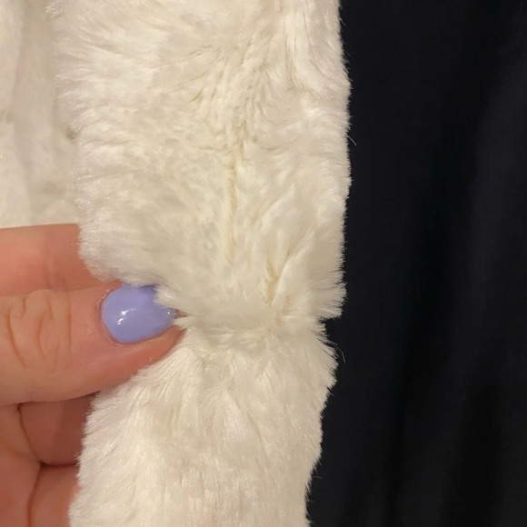 Rails Posey Faux Fur Varsity Jacket Size XS VGUC - Picture 3 of 6